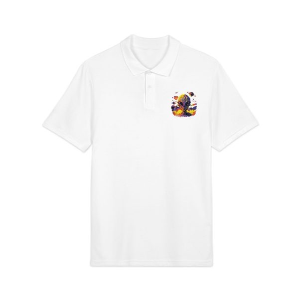 Vibrant Embroidered Polo Shirt, Casual Wear, Gift for Him/Her, Summer Outfit, Unique Fashion, Birthday Gift - Image 3
