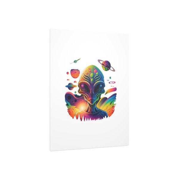 Vibrant Alien Foam Board Art Print, Space Decor, Unique Wall Art, Sci-Fi Home Decor, Gifts for Alien Lovers, Cosmic Alien Poster - Image 50