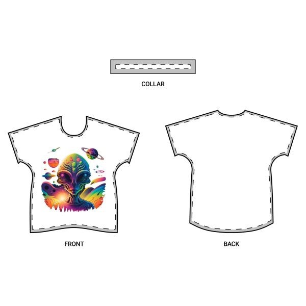 Women's Dolman (Polyester, 6oz) - Image 2