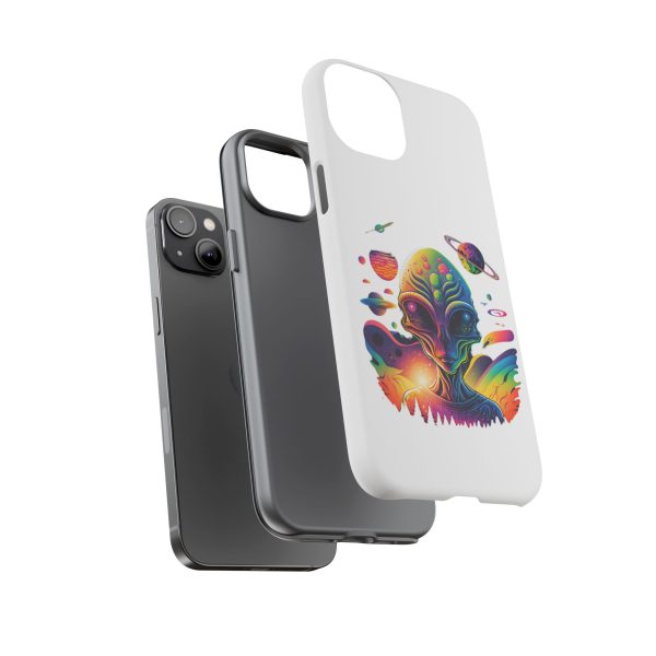 Colorful Alien Phone Case, Galaxy Design, Sci-Fi Accessories, Gifts for Space Lovers, Unique Mobile Cover, Tough Cases - Image 73