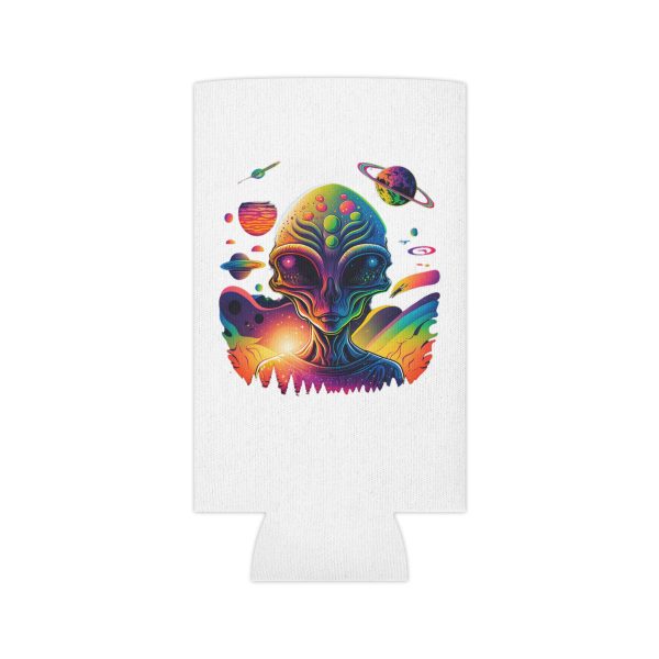 Colorful Alien Can Cooler, Cosmic Drink Holder, Party Accessory, Outdoor Fun, Unique Gift for Space Lovers, Summer BBQ Essential - Image 5