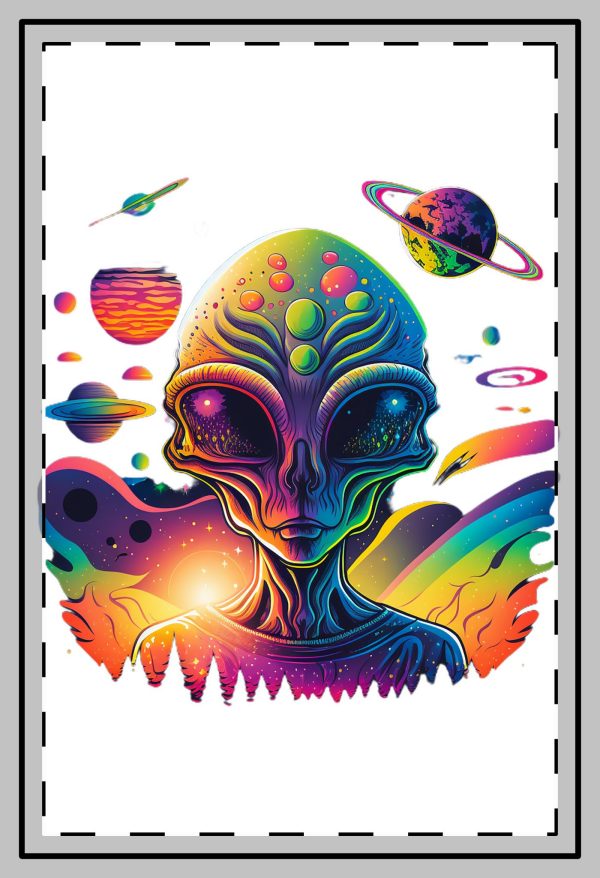 Custom Alien Shape Magnets - Colorful Decor for Home, Unique Gift, Sci-Fi Collectible, Cosmic Vibes, Science Fiction Decor, Fun [...] - Image 4