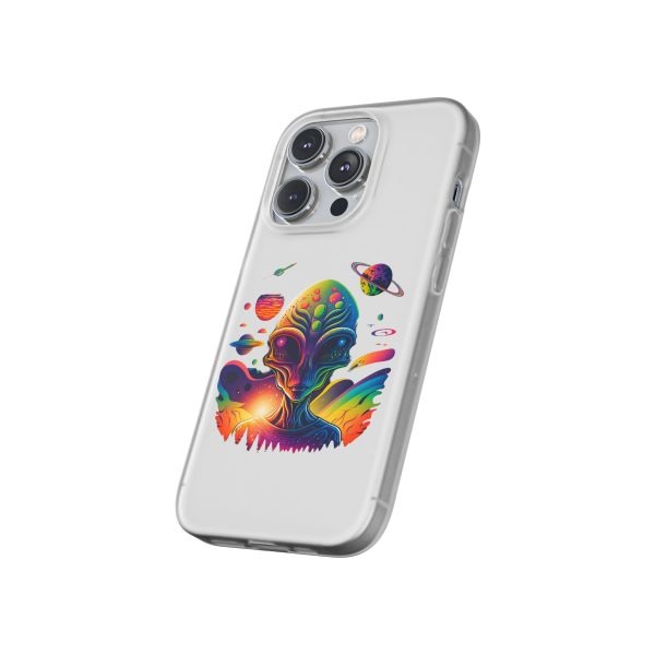 Colorful Alien Galaxy Phone Case, Cosmic Phone Cover, Unique Gift for Space Lovers, Festival Accessory, Astronaut Art Case - Image 232