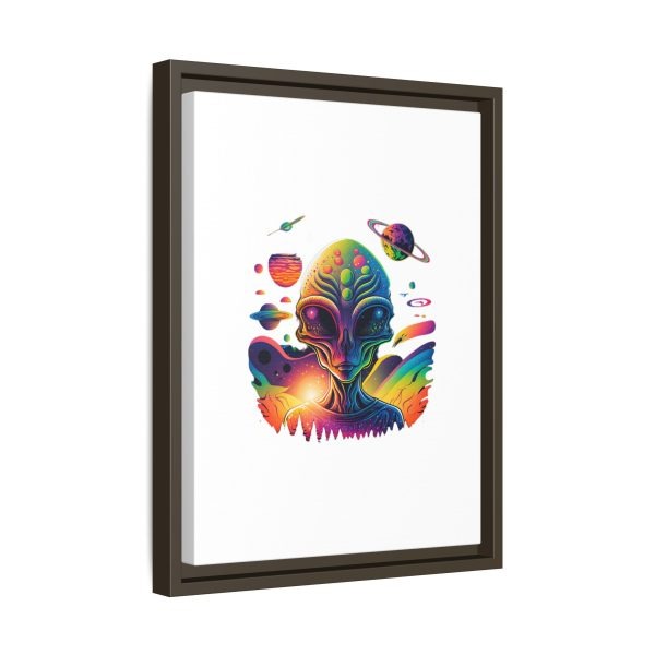 Vibrant Alien Canvas Art Print, Framed Decor for Sci-Fi Lovers, Cosmic Wall Art, Colorful Home Decoration, Unique Gift Idea - Image 154