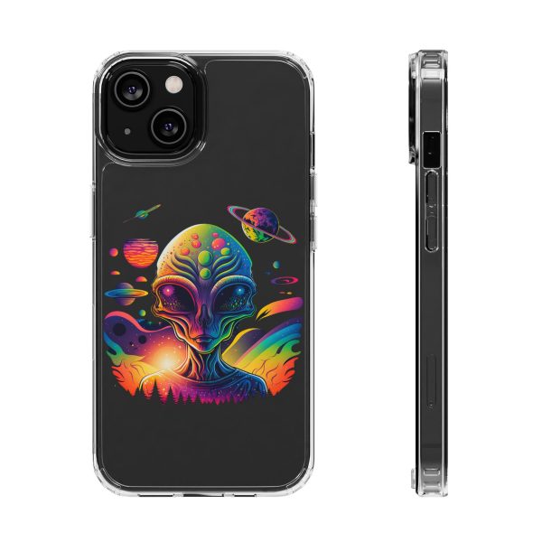 Alien Galaxy Clear Phone Case, Cosmic Phone Cover, Space Lover Gift, Unique Design for iPhone, Galaxy Phone Case - Image 34