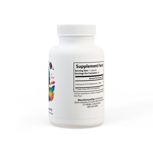 CoQ10 (Ubiquinone) Supplement (30 Capsules) - Image 3