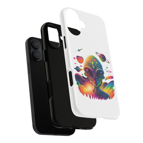 Colorful Alien Phone Case, Galaxy Design, Sci-Fi Accessories, Gifts for Space Lovers, Unique Mobile Cover, Tough Cases - Image 153