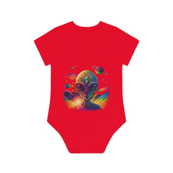 Colorful Alien Baby Bodysuit, Fun Baby Outfit, Cute Infant Clothing, Unique Baby Shower Gift, Organic Cotton Onesie, Space Theme Baby Wear - Image 17