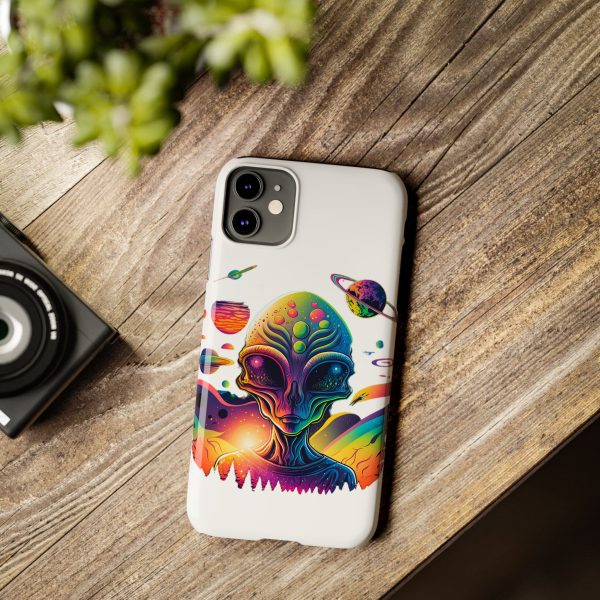 Vibrant Alien Phone Case, Cosmic Phone Cover, Space Decor, Gift for Sci-Fi Lovers, Unique Smartphone Accessory - Image 13