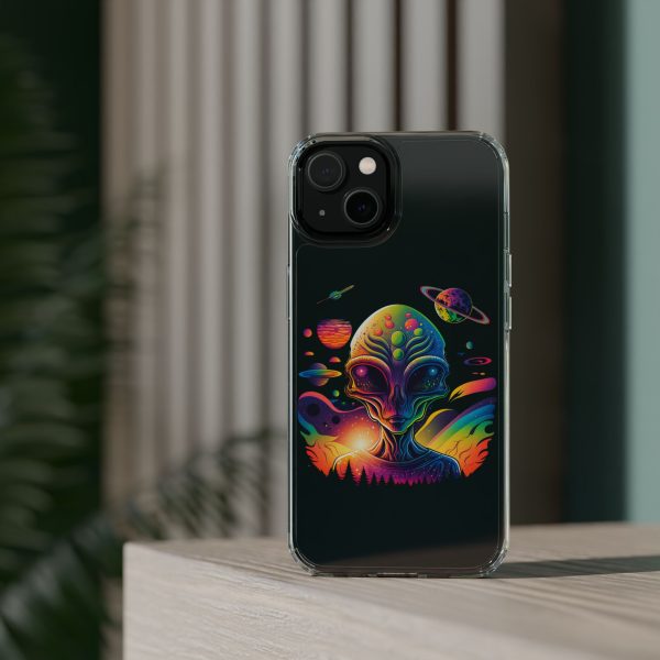 Alien Galaxy Clear Phone Case, Cosmic Phone Cover, Space Lover Gift, Unique Design for iPhone, Galaxy Phone Case - Image 36