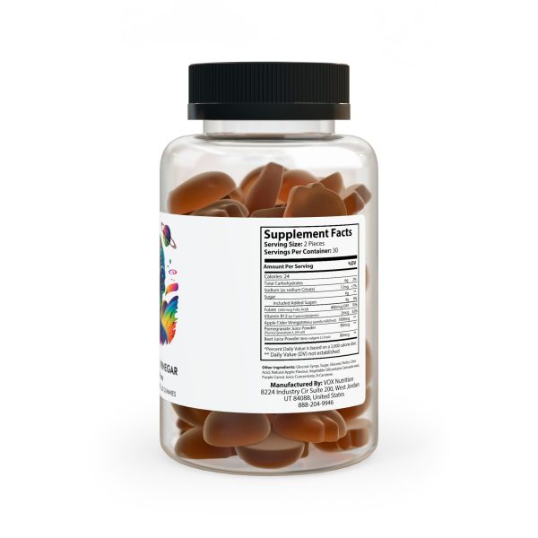 Apple Cider Vinegar Gummies (60 Gummies) - Image 3