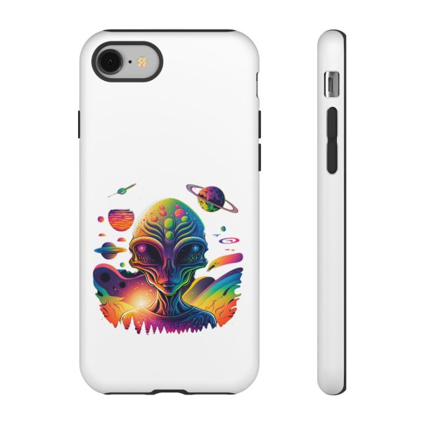 Alien Galaxy Phone Case, Space Themed Tough Case for Teens, Colorful Phone Cover, Gift for Sci-Fi Lovers, Trendy Mobile Accessory - Image 2