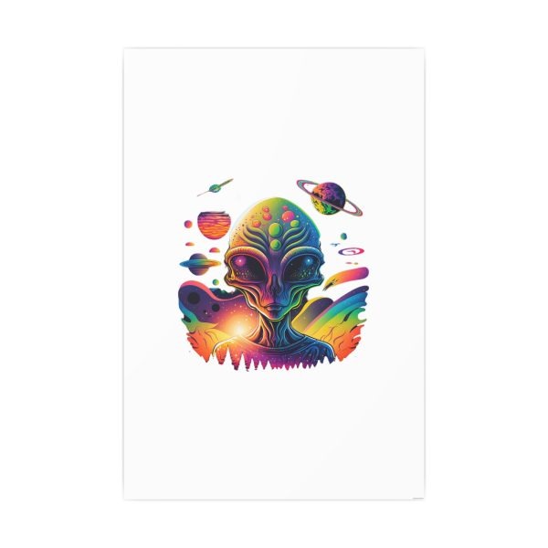 Colorful Alien Art Poster, Psychedelic Wall Decor, Outer Space Prints, Home Decoration, Gift for Sci-Fi Lovers - Image 103