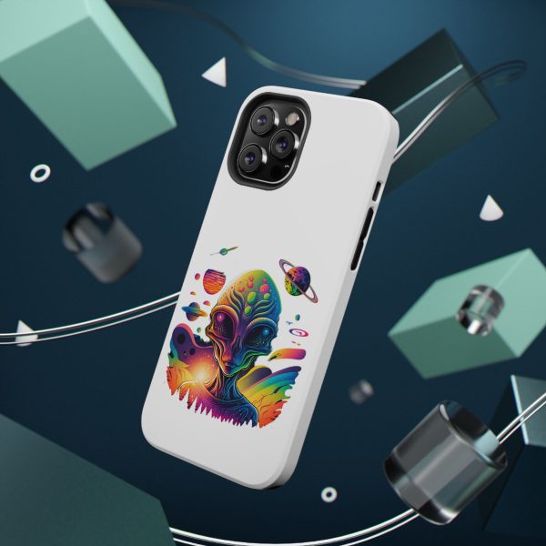 Colorful Alien Phone Case for Protection and Style, Galaxy-Themed Case, Retro Vibe Case, Unique Gift for Sci-Fi Lovers, Planet Design Case - Image 44