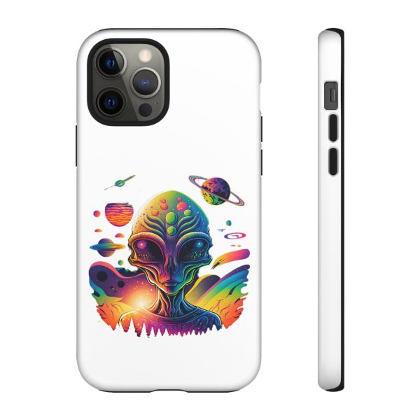 Colorful Alien Phone Case, Galaxy Design, Sci-Fi Accessories, Gifts for Space Lovers, Unique Mobile Cover, Tough Cases - Image 24