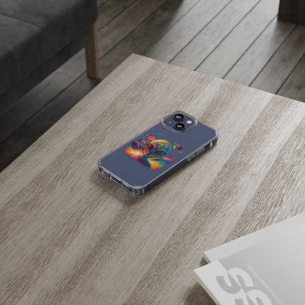 Alien Galaxy Clear Phone Case, Cosmic Phone Cover, Space Lover Gift, Unique Design for iPhone, Galaxy Phone Case - Image 5