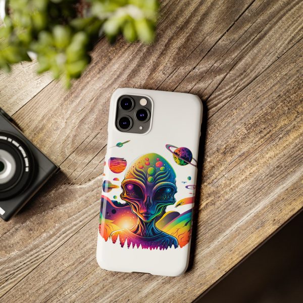 Vibrant Alien Phone Case, Cosmic Phone Cover, Space Decor, Gift for Sci-Fi Lovers, Unique Smartphone Accessory - Image 17