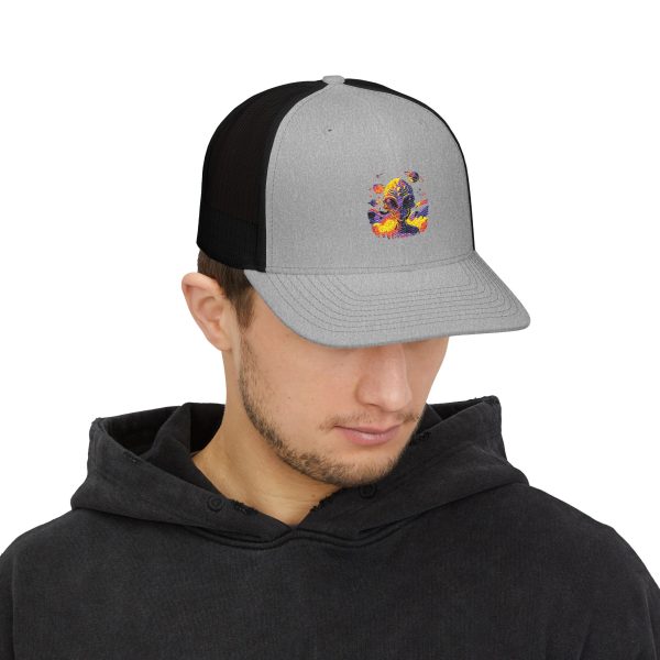 Vibrant Embroidered Snapback Trucker Cap, Unisex Hat for Festivals, Casual Wear, Sports Events, Gift for Outdoorsy Friends - Image 23