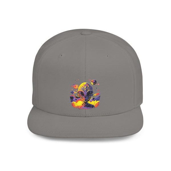 Vibrant Graphic Snapback Hat - Trendy Streetwear Cap for Outdoor Adventures, Casual Fashion, Gift Ideas, Summer Festivals, Everyday Wear - Image 4