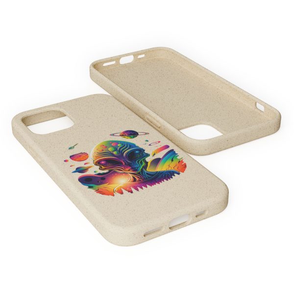 Vibrant Alien Biodegradable Phone Case | Eco-Friendly, Galaxy Inspired, Unique Gift, Trendy Phone Cover, For Space Lovers - Image 24