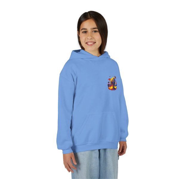 Youth Heavy Blend Hooded Sweatshirt with Colorful Graphic - Image 28