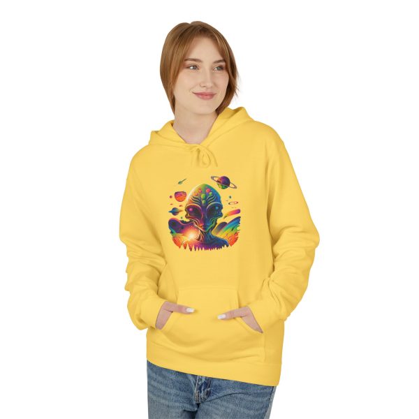 Vibrant Artistic Fleece Hoodie, Cozy Unisex Sweatshirt, Colorful Graphic Hoodie, Trendy Casual Wear, Unique Gift Idea, Streetwear Style - Image 43