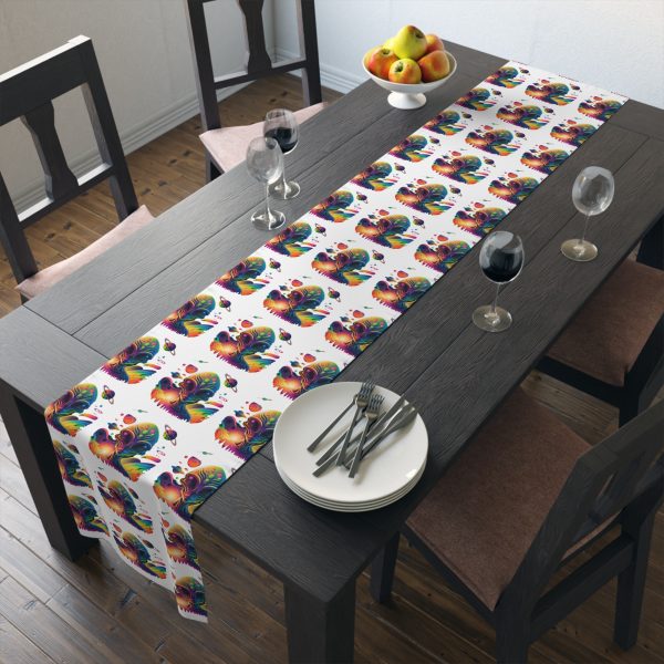 Colorful Boho Table Runner, Home Decor, Dining Table Accent, Kitchen Table Decoration, Gift for Housewarming, Bohemian Tablecloth - Image 16