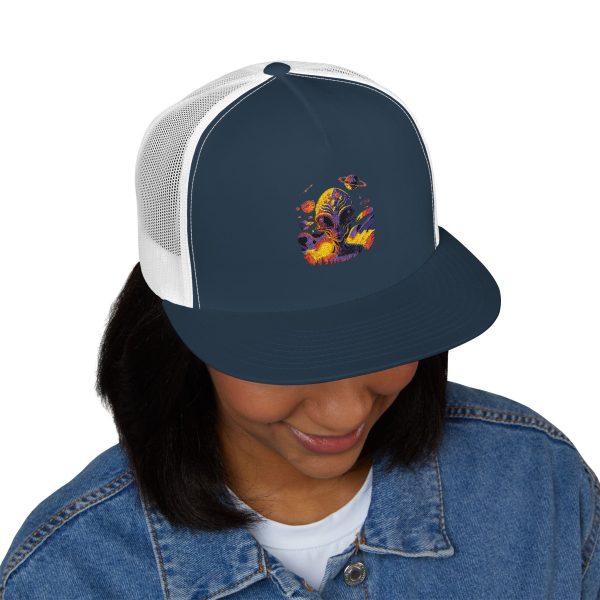 Vibrant Embroidered Trucker Cap, Colorful Hat for Festivals, Outdoor Events, Casual Wear, Unique Gift, Summer Accessory - Image 11