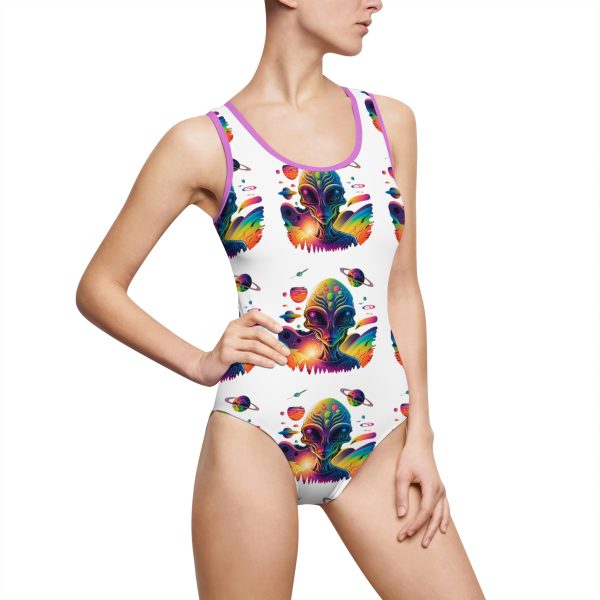 Women's Classic One-Piece Swimsuit (AOP) - Image 29
