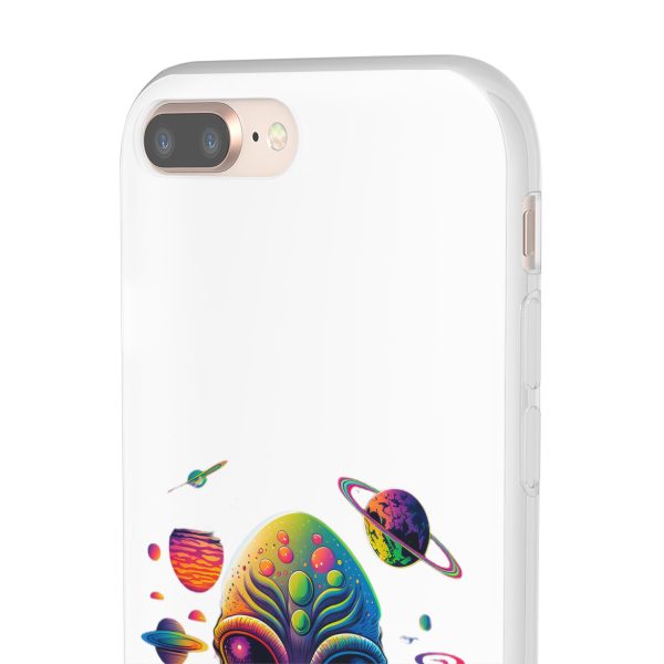 Colorful Alien Galaxy Phone Case, Cosmic Phone Cover, Unique Gift for Space Lovers, Festival Accessory, Astronaut Art Case - Image 5