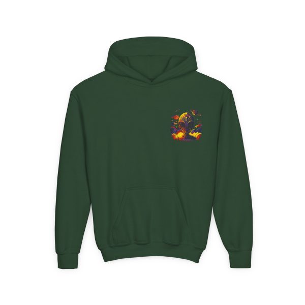 Youth Heavy Blend Hooded Sweatshirt with Colorful Graphic - Image 17