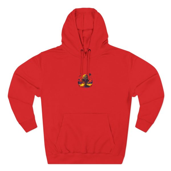 Colorful Three-Panel Fleece Hoodie | Cozy Casual Wear, Gifts for Him/Her, Funky Street Style, Stylish Loungewear, Fall Fashion - Image 21