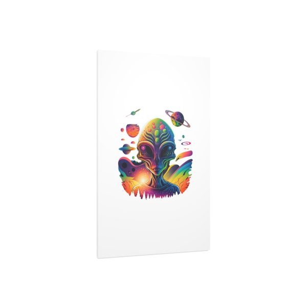 Vibrant Alien Foam Board Art Print, Space Decor, Unique Wall Art, Sci-Fi Home Decor, Gifts for Alien Lovers, Cosmic Alien Poster - Image 46