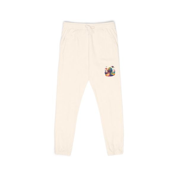 Unisex Garment-Dyed Fleece Sweatpants - Image 5