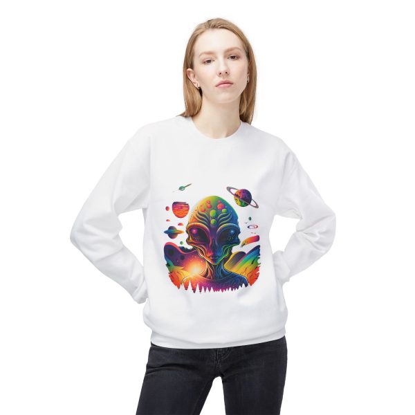Unisex Midweight Softstyle Fleece Crewneck Sweatshirt - Image 3