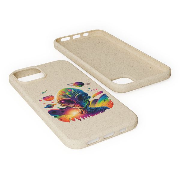 Vibrant Alien Biodegradable Phone Case | Eco-Friendly, Galaxy Inspired, Unique Gift, Trendy Phone Cover, For Space Lovers - Image 88