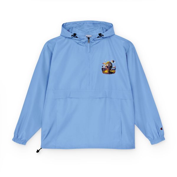 Vibrant Packable Anorak Jacket, Lightweight Rain Jacket, Stylish Outdoor Apparel, Perfect for Travel & Festivals, Unisex Windbreaker - Image 9