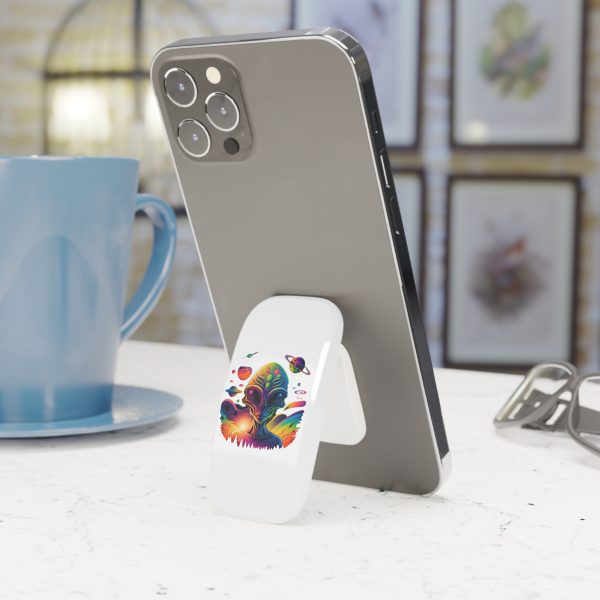 Colorful Alien Phone Grip, Fun Phone Accessory, Geek Gifts, Cosmic Phone Stand, Unique Phone Holder, Science Fiction Gifts - Image 2