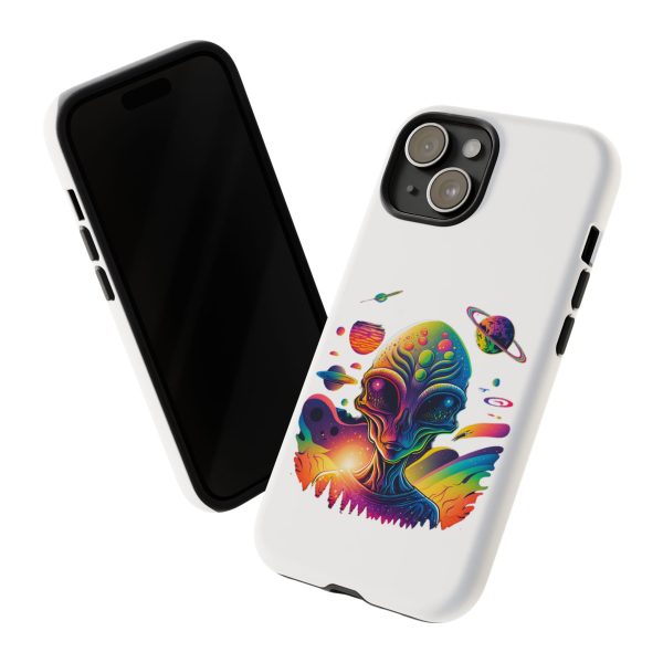Colorful Alien Phone Case, Galaxy Design, Sci-Fi Accessories, Gifts for Space Lovers, Unique Mobile Cover, Tough Cases - Image 103