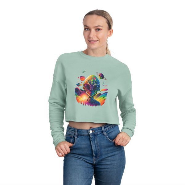 Women's Cropped Sweatshirt - Image 16