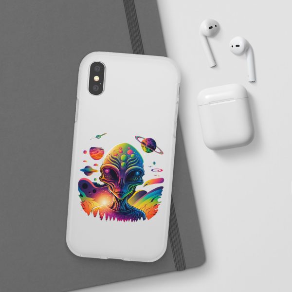 Colorful Alien Galaxy Phone Case, Cosmic Phone Cover, Unique Gift for Space Lovers, Festival Accessory, Astronaut Art Case - Image 9