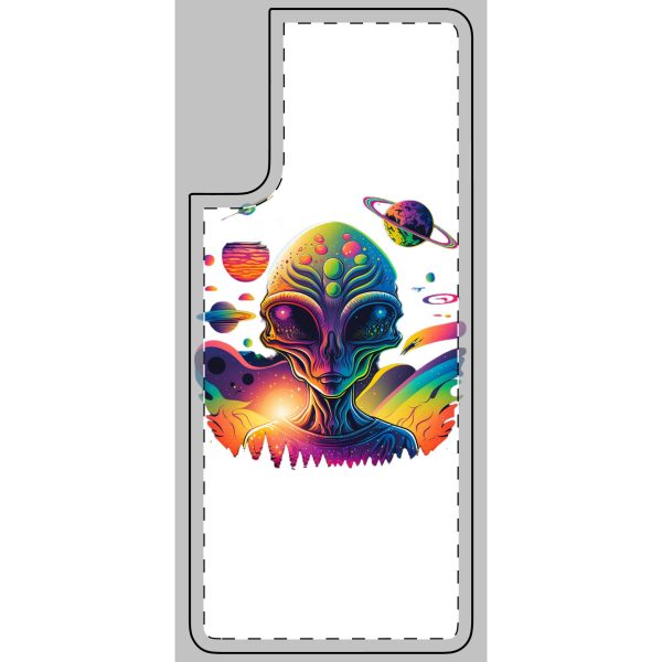 Vibrant Alien Phone Skin, Colorful Phone Case, Galaxy Design, Cosmic Phone Protector, Unique Alien Aesthetic, Gift for Sci-Fi Lovers - Image 16