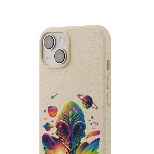 Vibrant Alien Biodegradable Phone Case | Eco-Friendly, Galaxy Inspired, Unique Gift, Trendy Phone Cover, For Space Lovers - Image 87