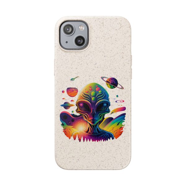 Vibrant Alien Biodegradable Phone Case | Eco-Friendly, Galaxy Inspired, Unique Gift, Trendy Phone Cover, For Space Lovers - Image 185