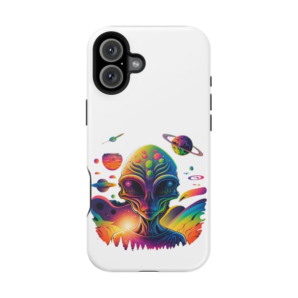 Colorful Alien Phone Case for Protection and Style, Galaxy-Themed Case, Retro Vibe Case, Unique Gift for Sci-Fi Lovers, Planet Design Case - Image 151