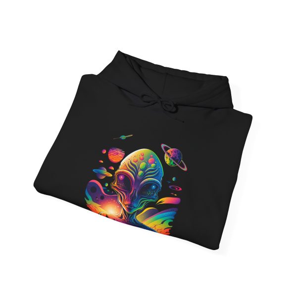 Colorful Cosmic Hoodie, Unisex Hoodie, Space Art Sweatshirt, Comfortable Pullover, Gift for Astronomers, Warm Hoodie for All Seasons - Image 8