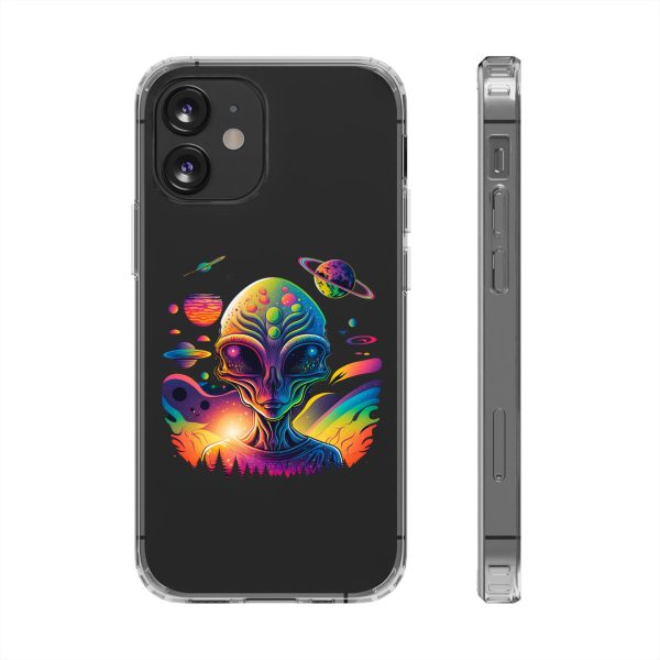 Alien Galaxy Clear Phone Case, Cosmic Phone Cover, Space Lover Gift, Unique Design for iPhone, Galaxy Phone Case - Image 16