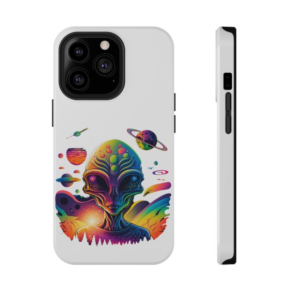 Colorful Alien Phone Case for Protection and Style, Galaxy-Themed Case, Retro Vibe Case, Unique Gift for Sci-Fi Lovers, Planet Design Case - Image 13