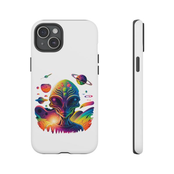 Colorful Alien Phone Case, Galaxy Design, Sci-Fi Accessories, Gifts for Space Lovers, Unique Mobile Cover, Tough Cases - Image 108
