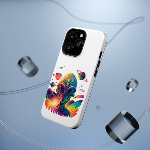 Colorful Alien Phone Case for Protection and Style, Galaxy-Themed Case, Retro Vibe Case, Unique Gift for Sci-Fi Lovers, Planet Design Case - Image 15